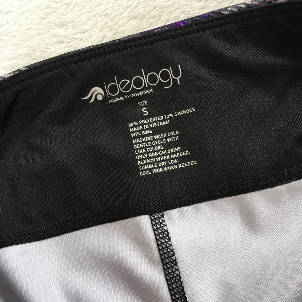 Ideology Workout Yoga Capri Cropped Leggings Sz S - Picture 5 of 7